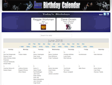 Tablet Screenshot of jazzbirthdaycalendar.com